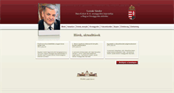 Desktop Screenshot of lezsaksandor.hu